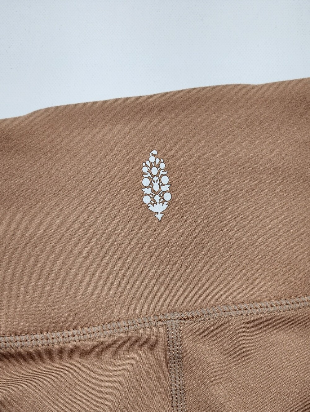 Free People FP Movement Get Your Flirt On Shorts M Brown Ruffle High Rise - Picture 5 of 6